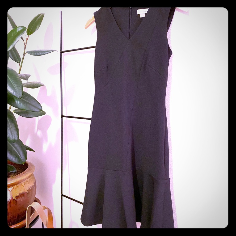 Calvin Klein LIttle Black Flouncy Dress